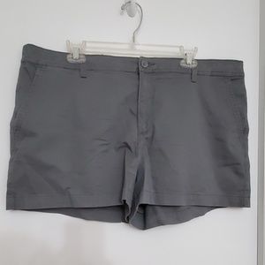 Gray casual shorts